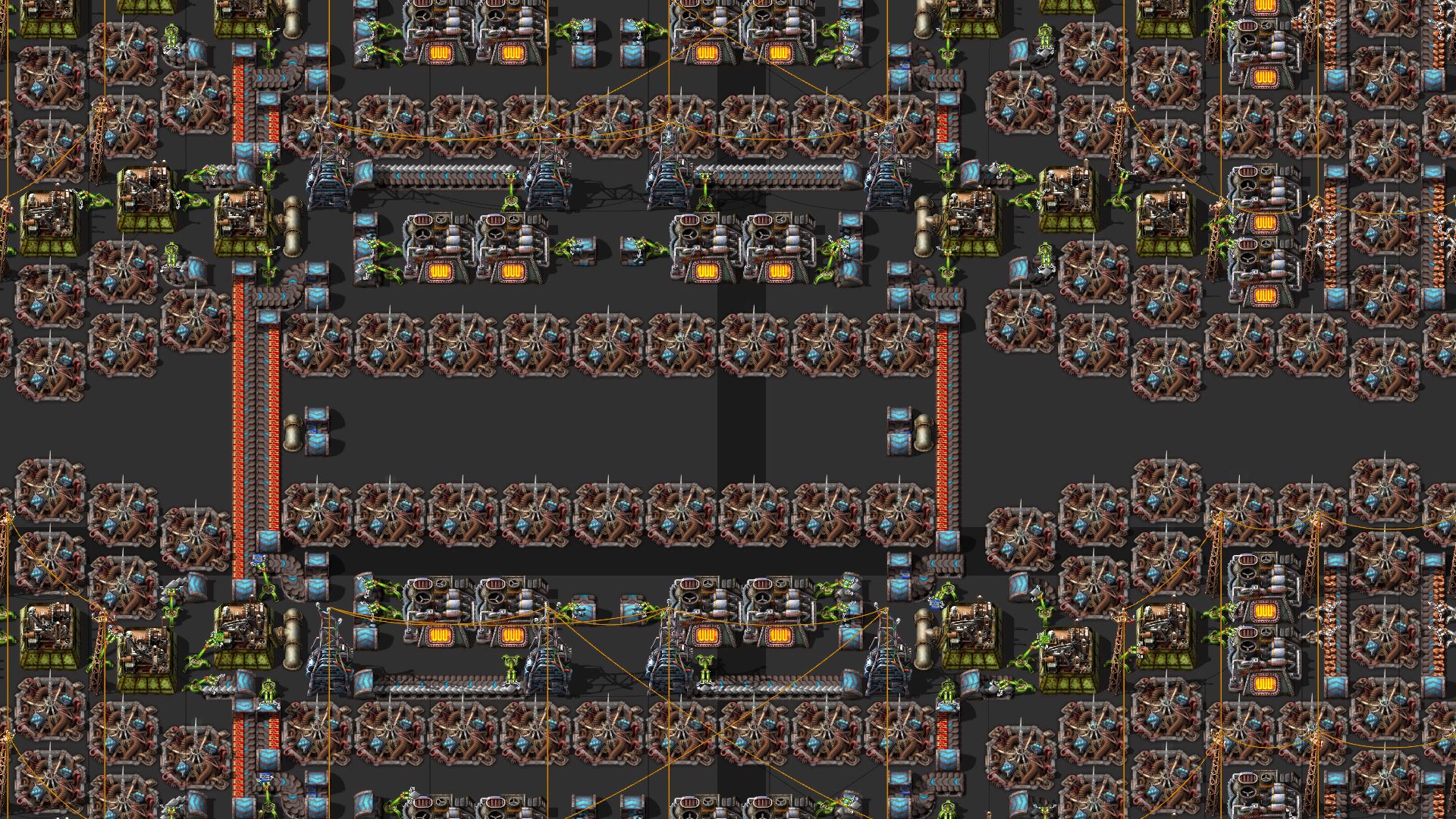 Preview of Stevetrovs monolithic 1 Rocket per Second fish farm megabase
