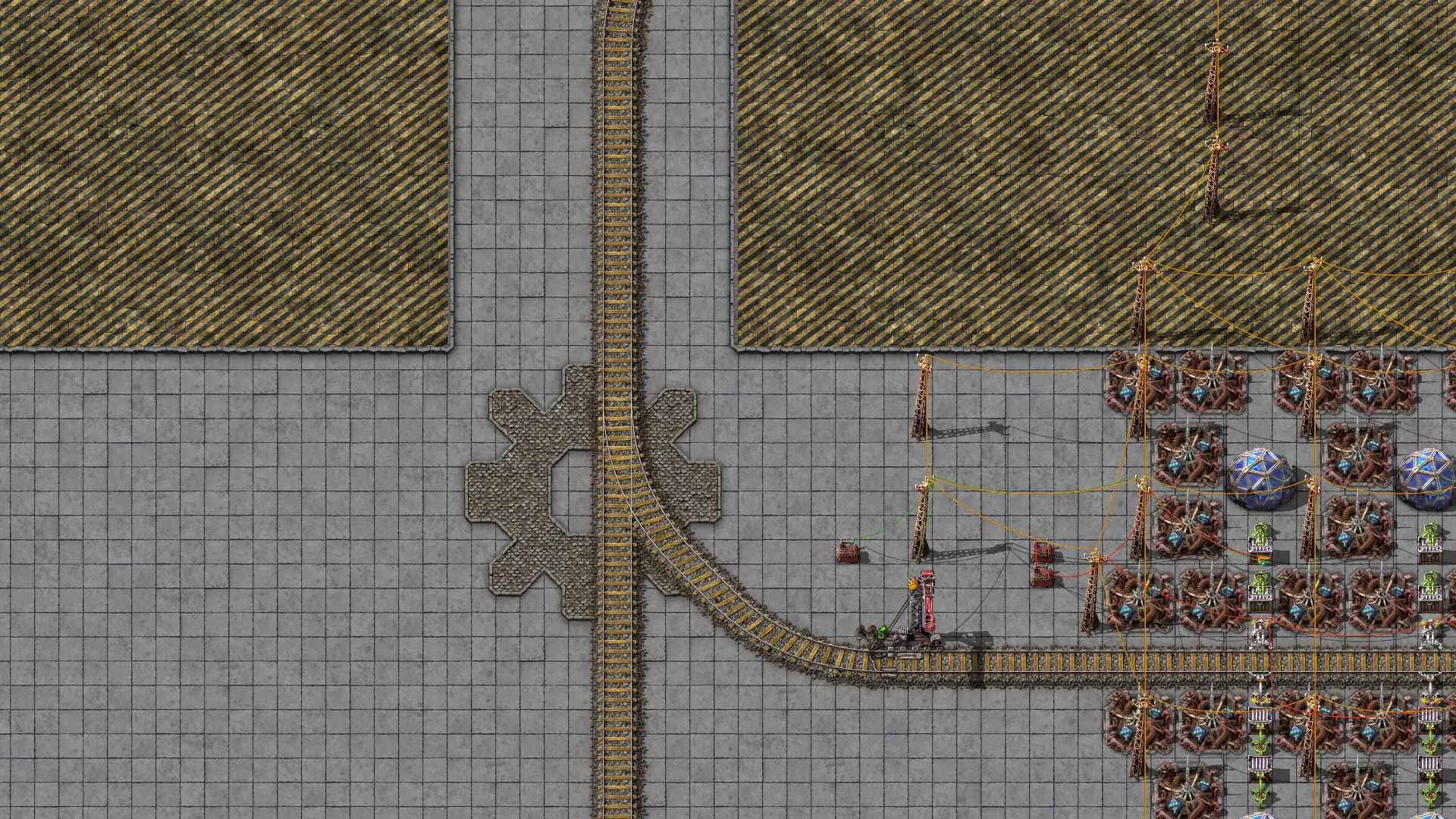 Preview of Stevetrovs UPS War 6 Submission 3. 12 Beacon trains for 7 sciences.